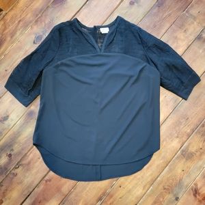 Lane Bryant Plus Size Black Tunic, Size 20